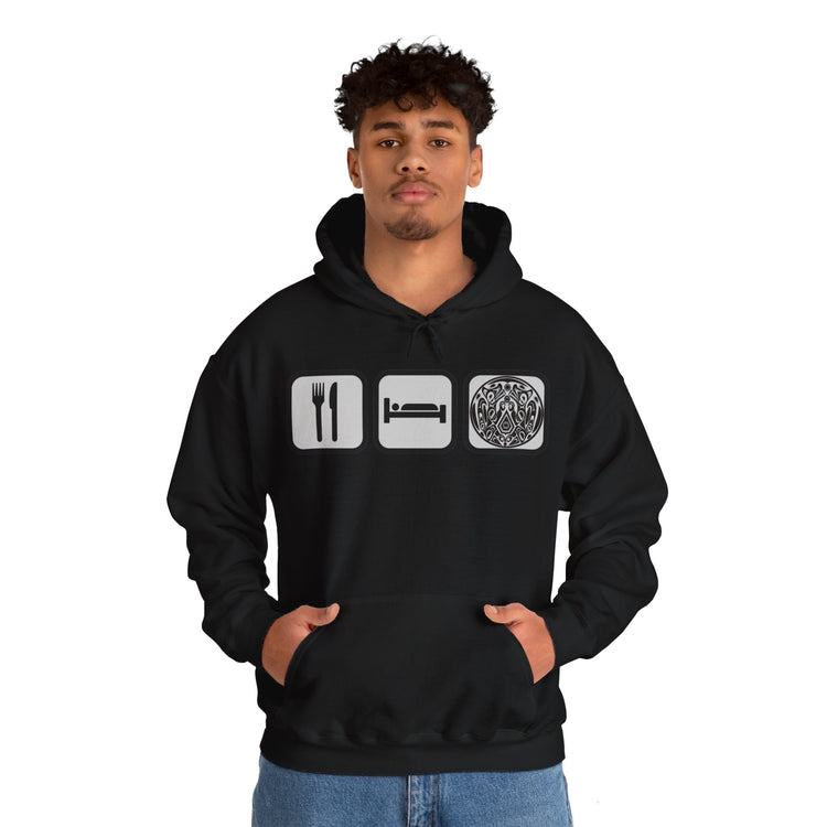 Eat Sleep Quileute Tribe Hoodie