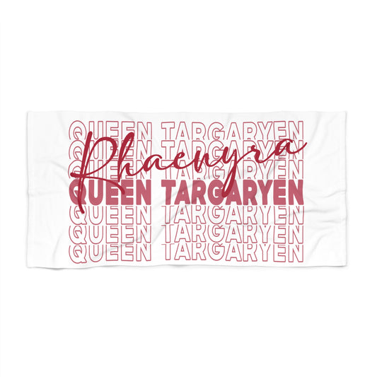 Queen Rhaenyra Beach Towel - Fandom-Made