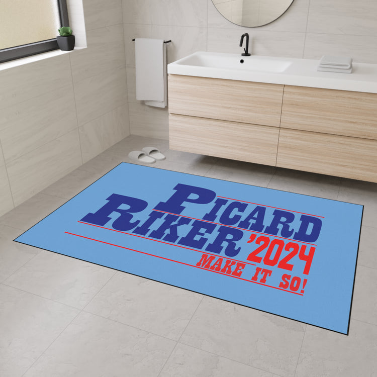 Picard Riker 2024 Floor Mat