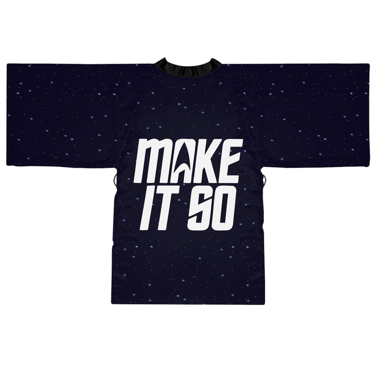 Make It So Long Sleeve Kimono Robe - Fandom-Made