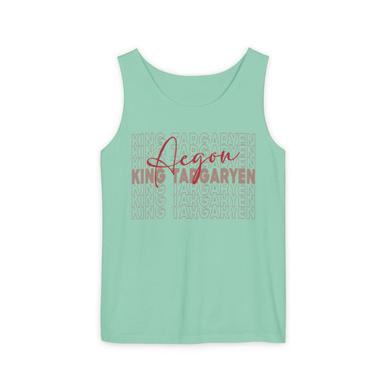 King Aegon Unisex Garment-Dyed Tank Top - Fandom-Made