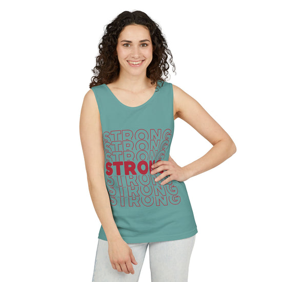 Strong Unisex Garment-Dyed Tank Top - Fandom-Made