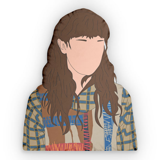 Jane Hopper-Shaped Pillow - Fandom-Made