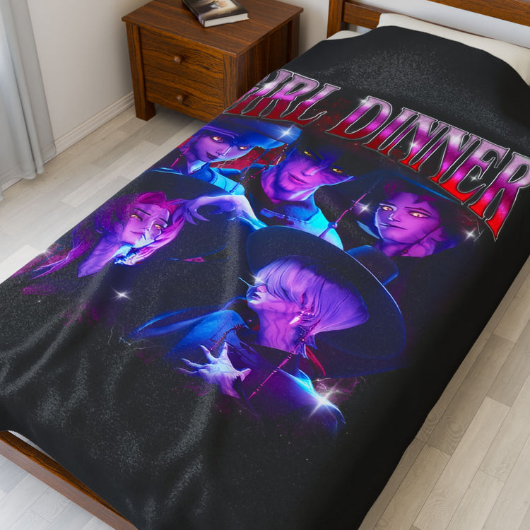 Demon Boys Velveteen Plush Blanket