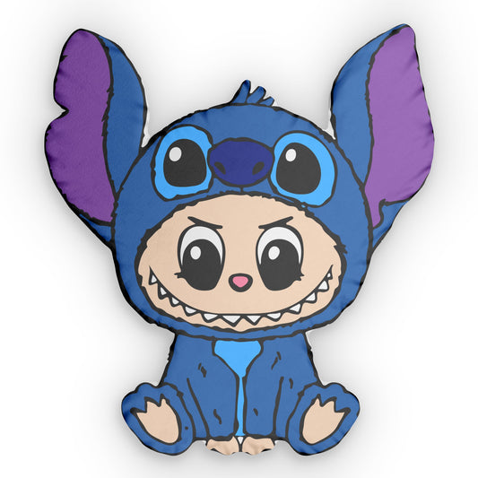 Bubu Stitch-Shaped Pillow - Fandom-Made