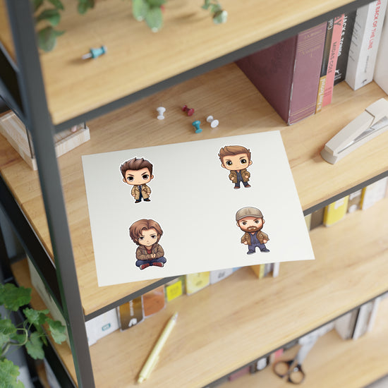 Supernatural Small Stars Sticker Sheet - Fandom-Made