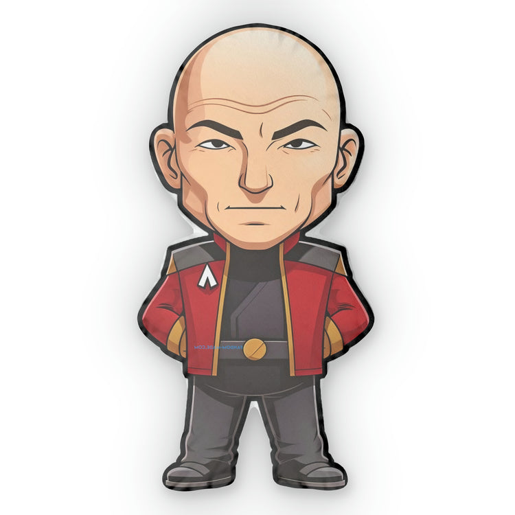 Jean-Luc Picard Shaped Pillows - Fandom-Made