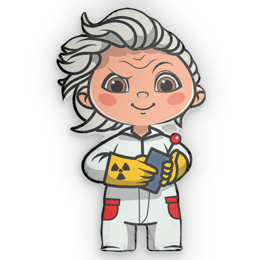 Doc Brown-Shaped Pillow - Fandom-Made