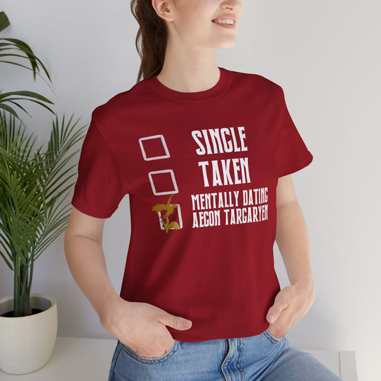 Mentally Dating Aegon Targaryen Unisex T-Shirt - Fandom-Made