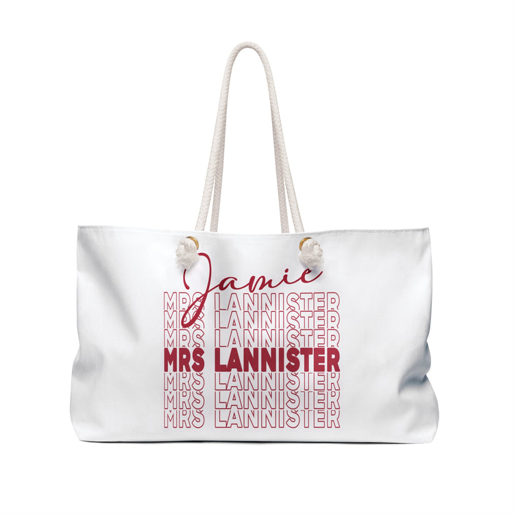 Mrs. Jamie Lannister Weekender Bag
