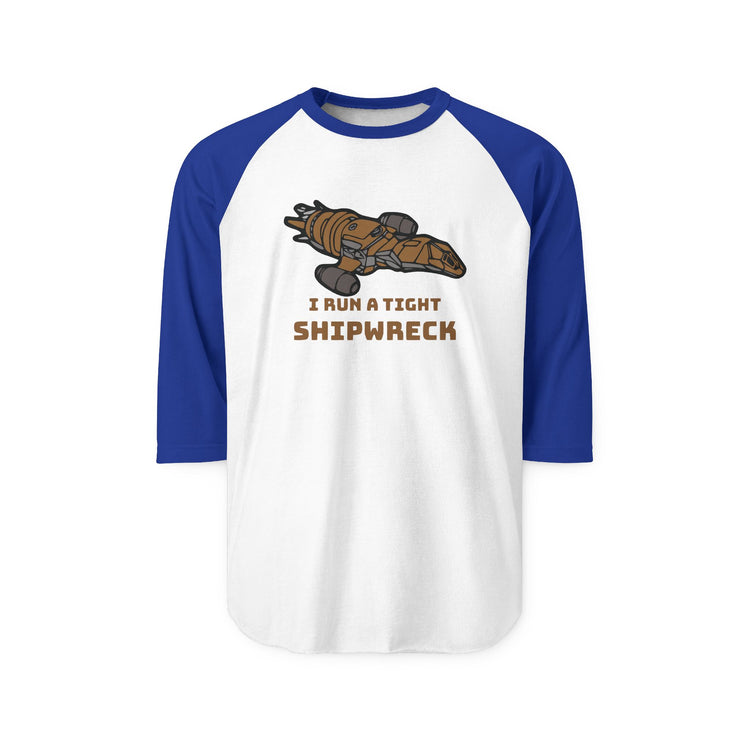 Tight Shipwreck 3/4 Raglan Shirt - Fandom-Made