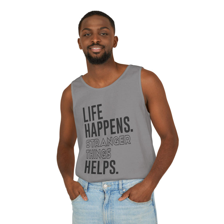 Life Happens Stranger Things Helps Tank Top