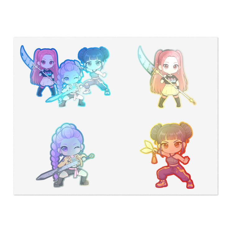 Huntirx Warriors Sticker Sheet