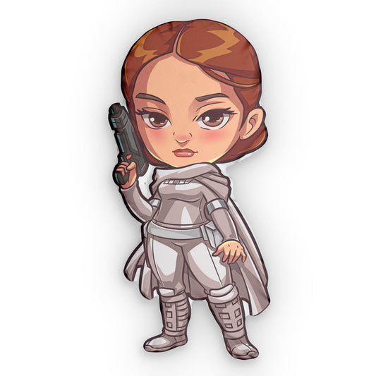 Padme Amidala-Shaped Pillow - Fandom-Made