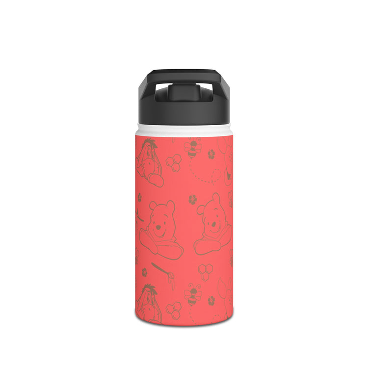 Winnie All-Over Print Stainless Steel Water Bottle - Fandom-Made