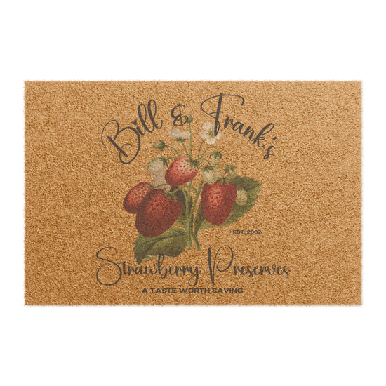 Bill & Franks Strawberry Preserves Doormat - Fandom-Made