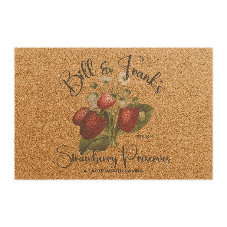 Bill & Franks Strawberry Preserves Doormat - Fandom-Made