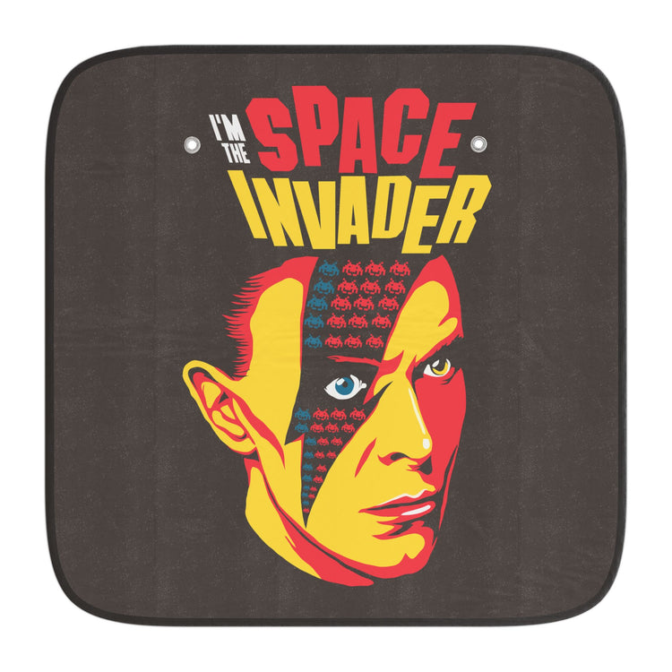 Bowie Space Invader Car Sun Shade