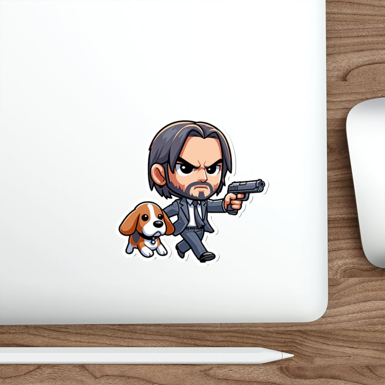 John Wick And Daisy Die-Cut Stickers - Fandom-Made