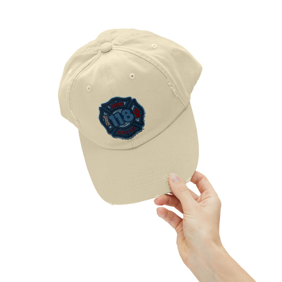 118 Squad Distressed Cap - Fandom-Made