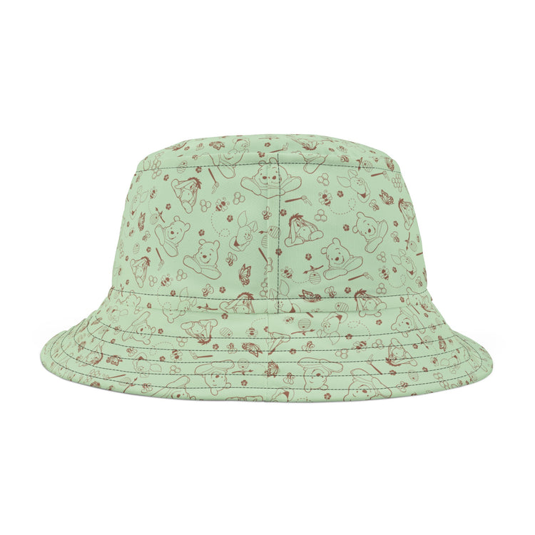 Winnie All-Over Print Bucket Hat - Fandom-Made