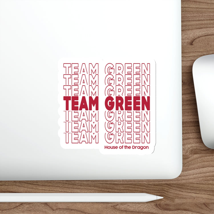 Team Green Die-Cut Sticker