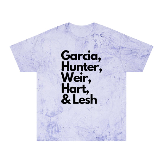 Grateful Names Unisex Color Blast T-Shirt - Fandom-Made