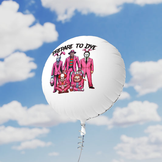 Prepare To Dye Mylar Balloon