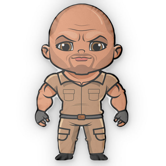 Dr. Smolder Bravestone-Shaped Pillow