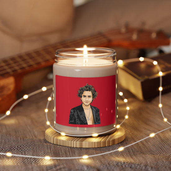 Timothee Chalamet Scented Soy Candle - Fandom-Made