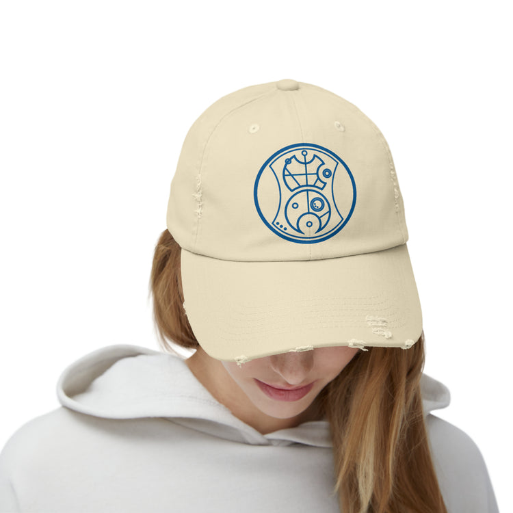 Hello Sweetie in Gallifreyan Distressed Cap - Fandom-Made