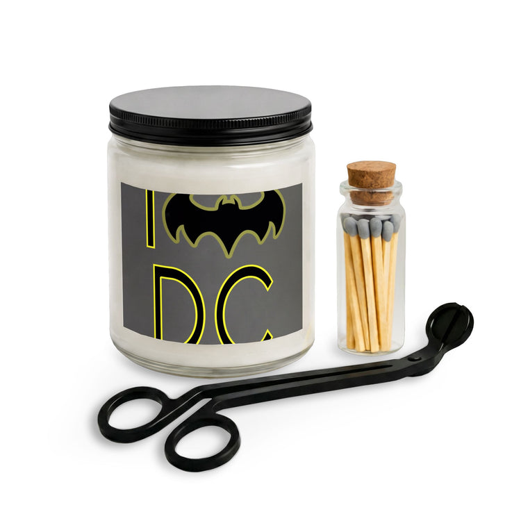 I Love DC Batman Edition Candle Set - Fandom-Made