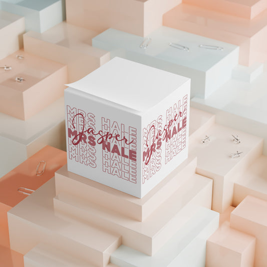Mrs. Jasper Hale Note Cube