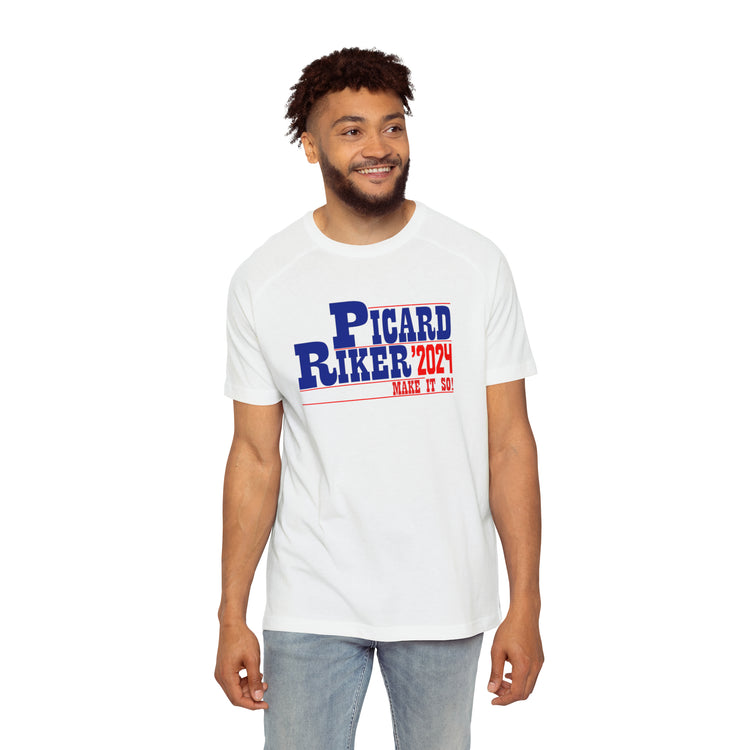 Picard Riker 2024 Men's Raglan T-Shirt - Fandom-Made