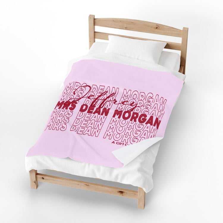 Mrs. JDM Velveteen Plush Blanket