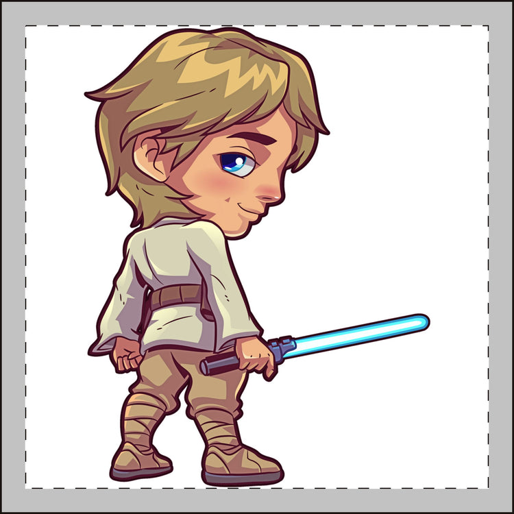 Luke Skywalker Mini Plush Keychain
