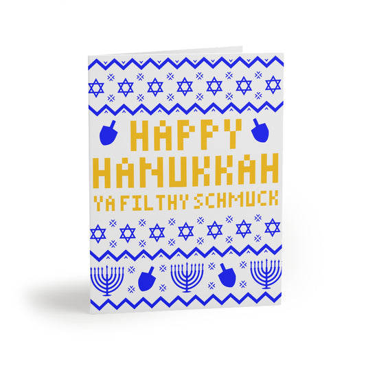 Hanukkah Ugly Sweater Greeting Cards - Fandom-Made