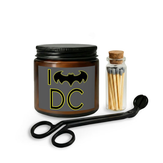 I Love DC Batman Edition Candle Set - Fandom-Made