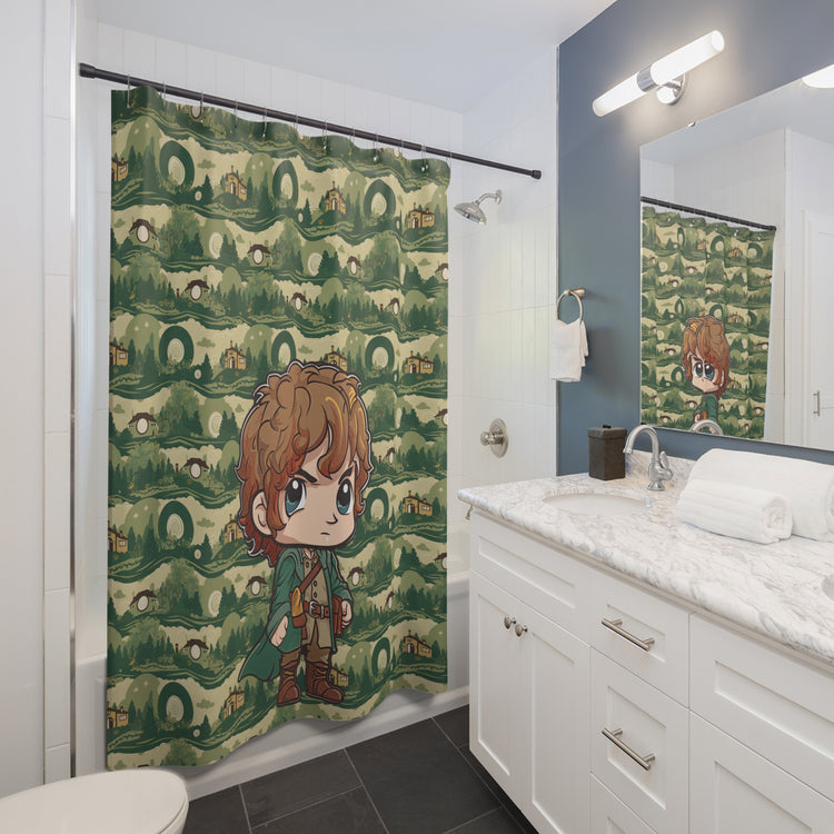 Merry Shower Curtain - Fandom-Made
