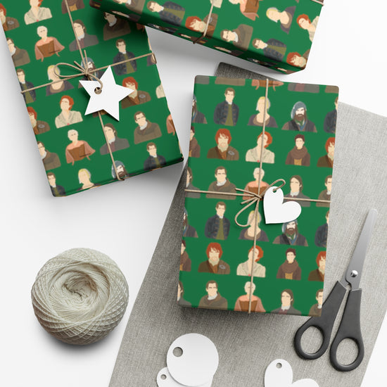 Outlander Characters Gift Wrap - Fandom-Made