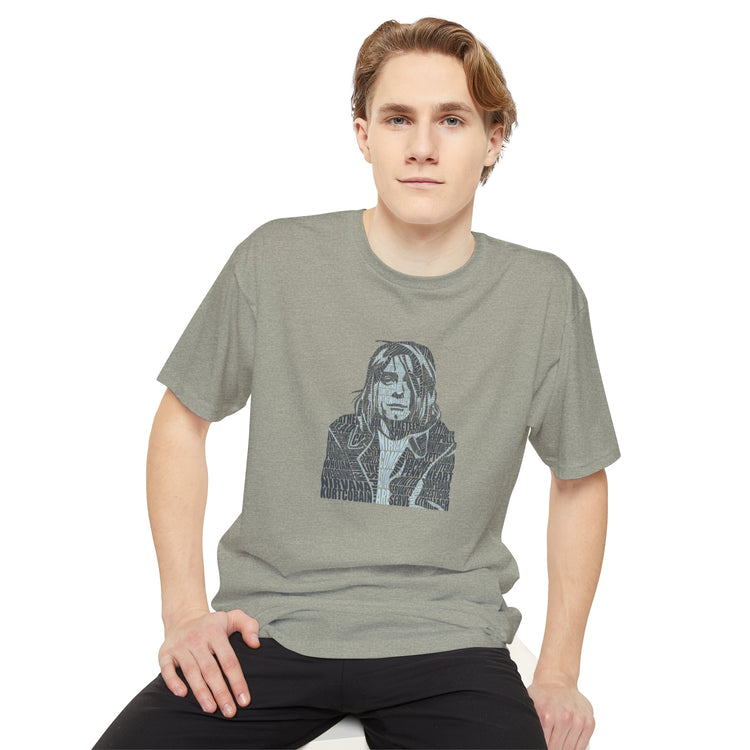 Kurt Cobain Unisex Long Body Tee - Fandom-Made