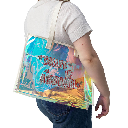 Showgirl Life Holographic Tote Bag - Fandom-Made