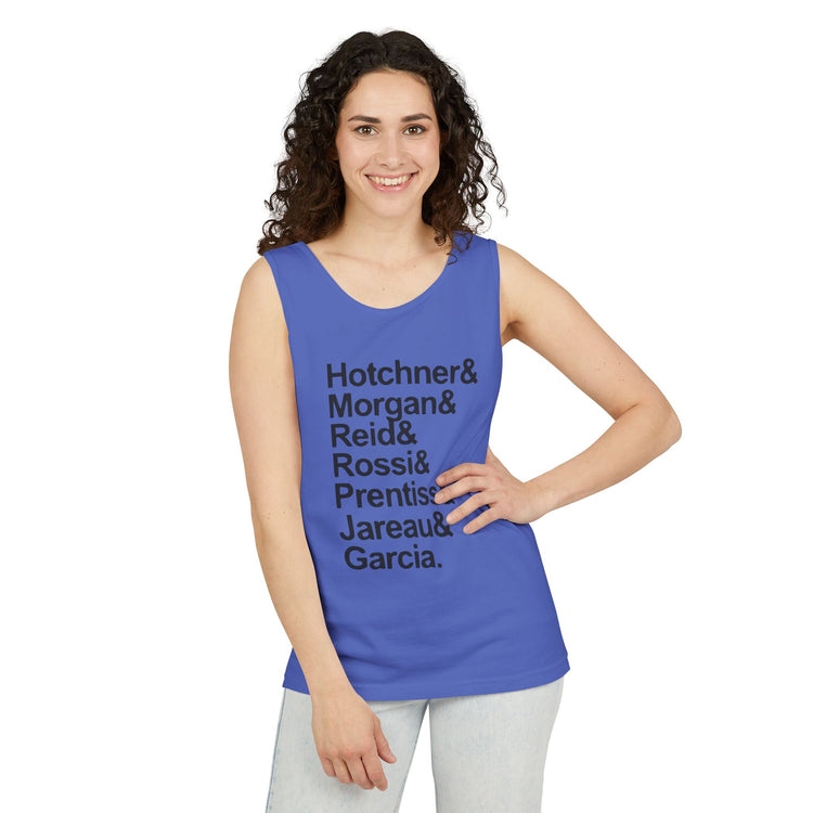 Criminal Minds Names Tank Top