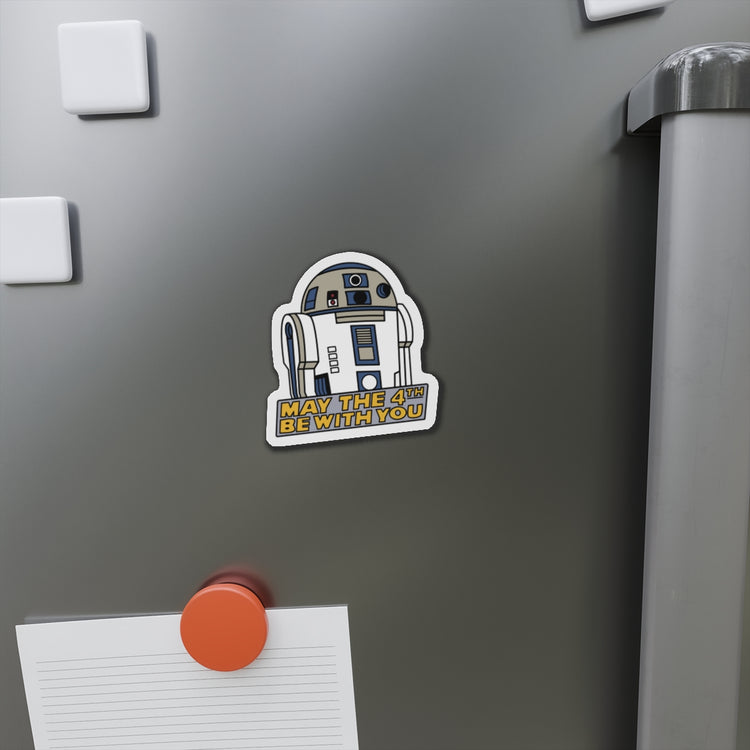 May The 4th Be With R2D2 Die-Cut Magnet