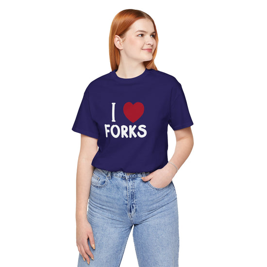 I Love Forks T-Shirt - Fandom-Made