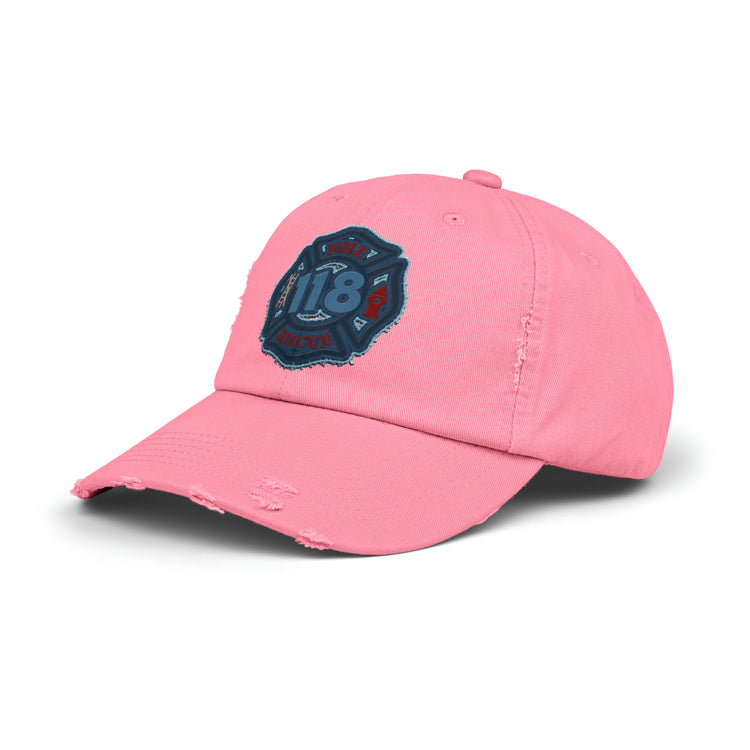 118 Squad Distressed Cap - Fandom-Made