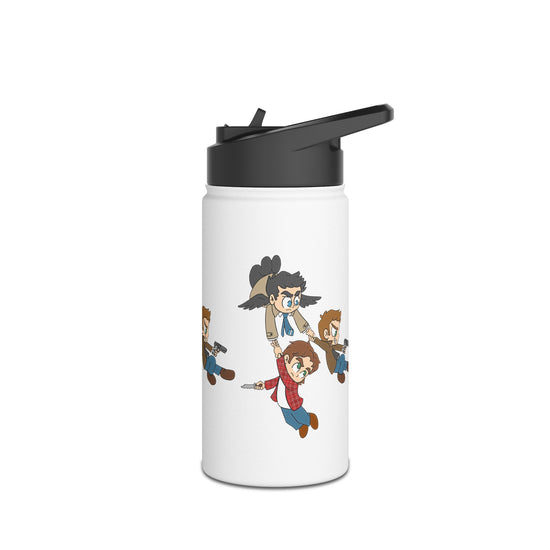 Supernatural Trio Stainless Steel Water Bottle - Fandom-Made