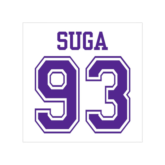 Suga 93 Transparent Sticker
