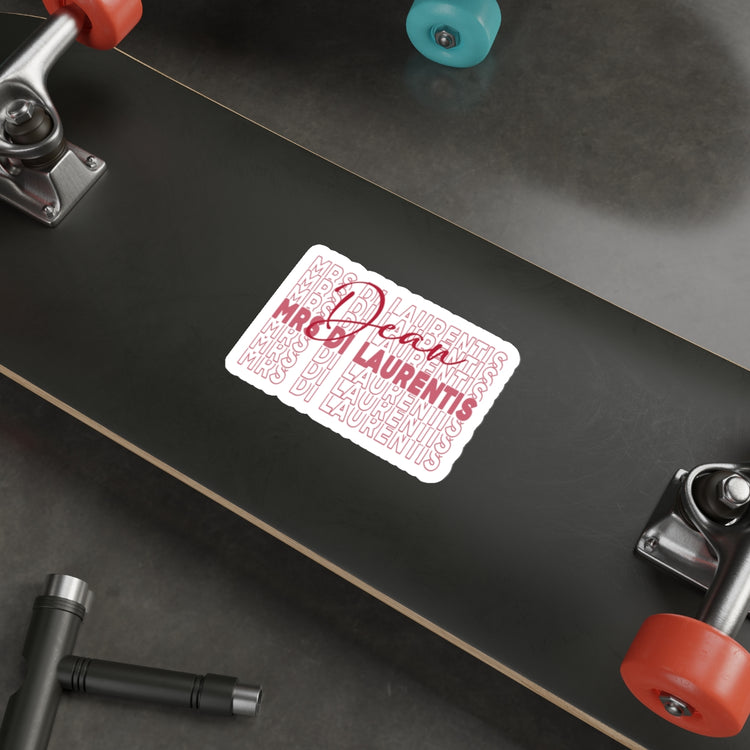 Mrs. Dean Di Laurentis Die-Cut Sticker