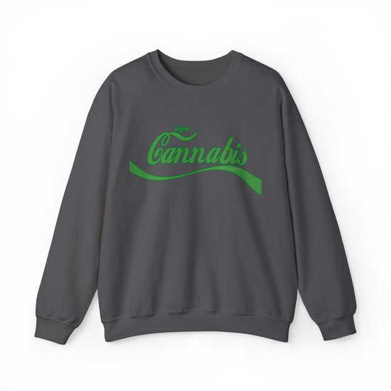 Enjoy Cannabis Crewneck Sweatshirt - Fandom-Made